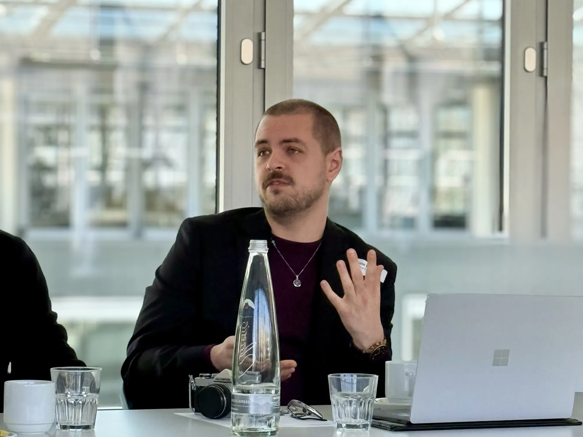 Daniel auf der DeGEval Tagung