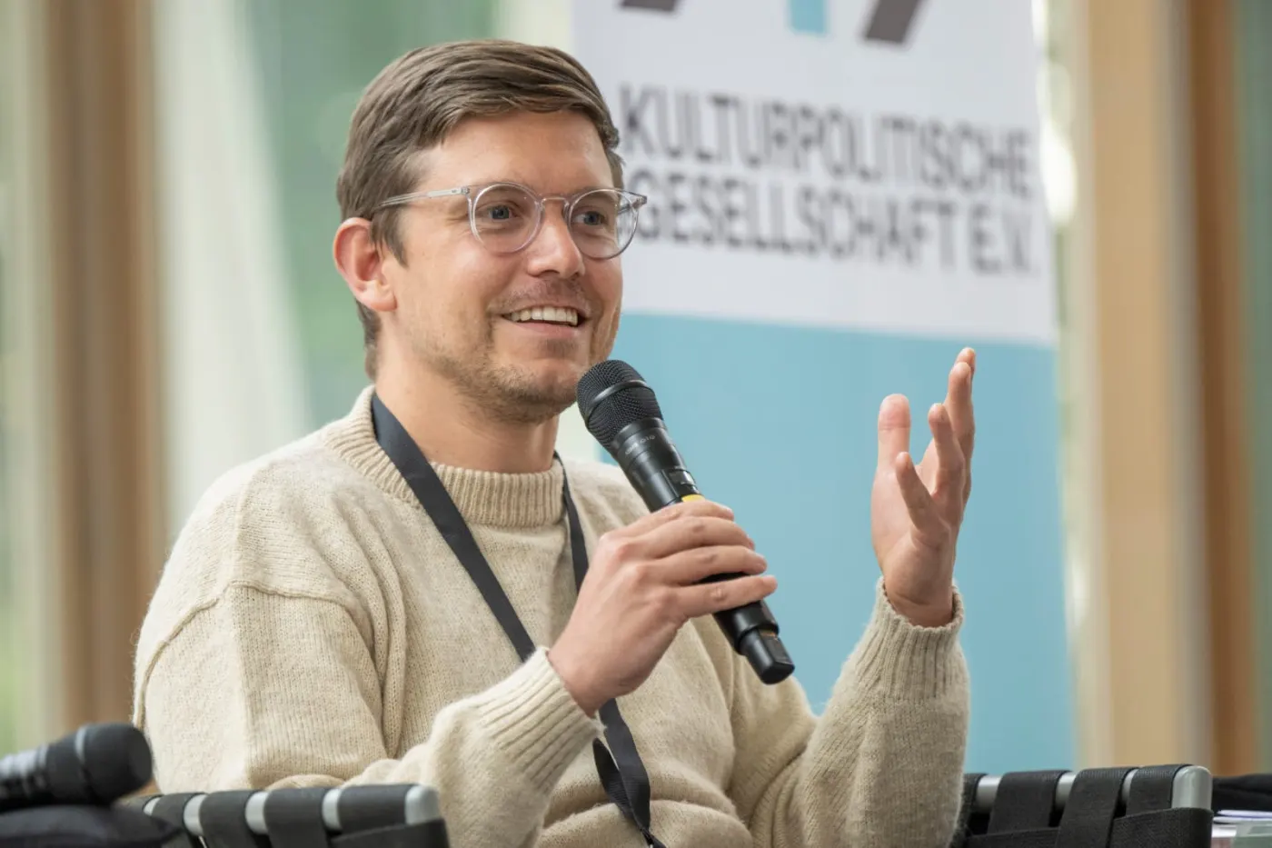 Christian Steinau speaking at the Autumn Academy 2023