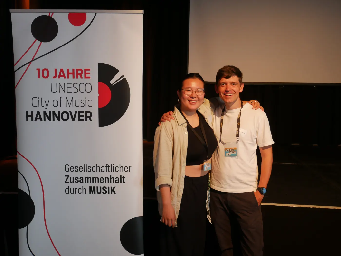 Sophia Liu and Christian Steinau at UNESCO City of Music Hanover